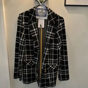 NWT Topshop Plaid Blazer